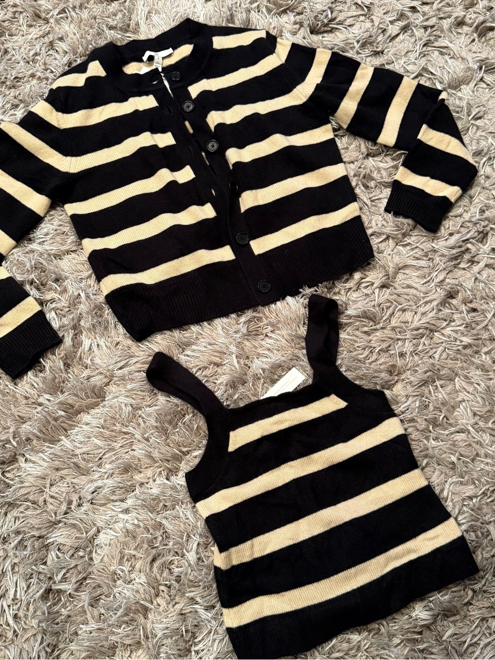Banana Republic Cashmere Cardigan and Tank Set